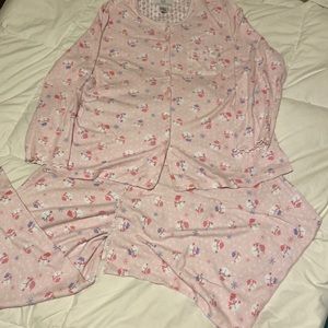 Karen Neuburger (Snowmen)Sleepwear Size Large, 60% Cotton 40% Polyester